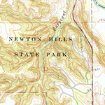 United States Geological Survey Alcester NE, SD-IA (1968, 24000-Scale) digital map