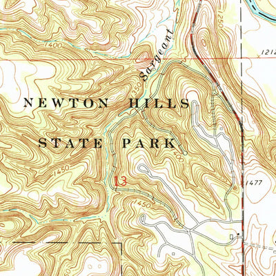 United States Geological Survey Alcester NE, SD-IA (1968, 24000-Scale) digital map