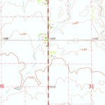 United States Geological Survey Alcester NW, SD (1968, 24000-Scale) digital map