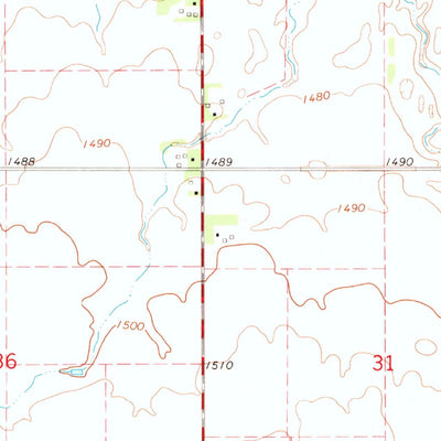 United States Geological Survey Alcester NW, SD (1968, 24000-Scale) digital map