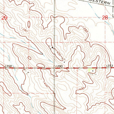 United States Geological Survey Alcester, SD (1968, 24000-Scale) digital map