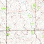 United States Geological Survey Alcester SE, SD-IA (1968, 24000-Scale) digital map