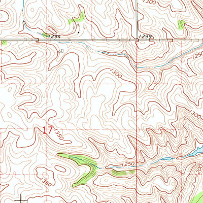 United States Geological Survey Alcester SE, SD-IA (1968, 24000-Scale) digital map