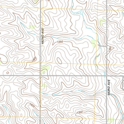 United States Geological Survey Alcester SE, SD-IA (2012, 24000-Scale) digital map