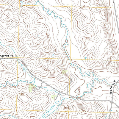 United States Geological Survey Alcester SE, SD-IA (2012, 24000-Scale) digital map