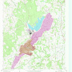 United States Geological Survey Alcoa Lake, TX (1963, 24000-Scale) digital map