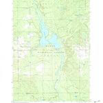 United States Geological Survey Alcona Dam Pond, MI (1972, 24000-Scale) digital map