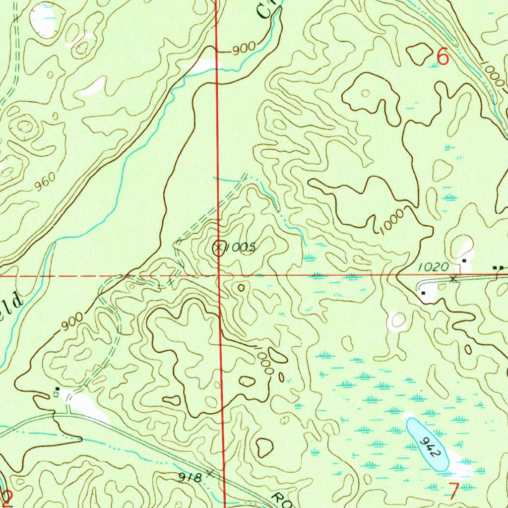 Alcona Dam Pond, MI (1972, 24000-Scale) Map by United States Geological ...