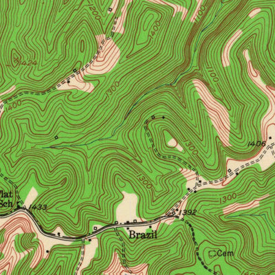 United States Geological Survey Alcorn, KY (1952, 24000-Scale) digital map