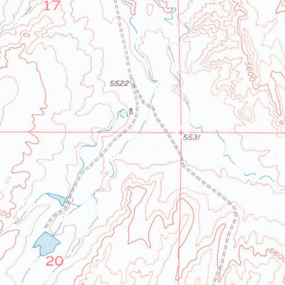 United States Geological Survey Alcova SE, WY (1950, 24000-Scale) digital map