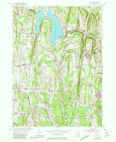 United States Geological Survey Alcove, NY (1953, 24000-Scale) digital map