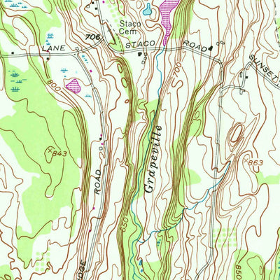 United States Geological Survey Alcove, NY (1953, 24000-Scale) digital map