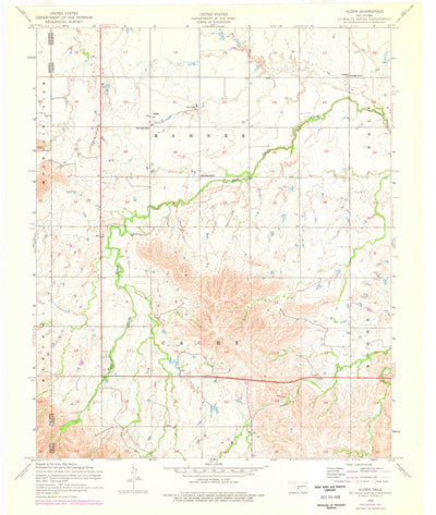 United States Geological Survey Alden, OK (1956, 24000-Scale) digital map