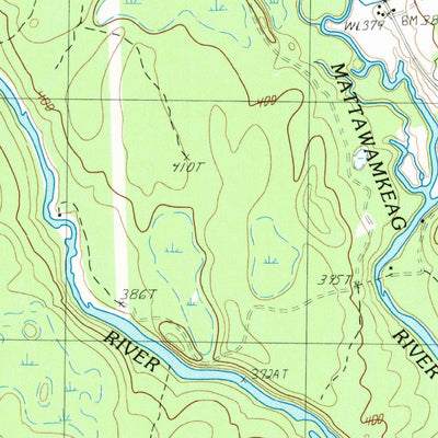 United States Geological Survey Alder Brook, ME (1989, 24000-Scale) digital map