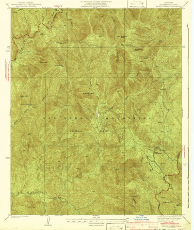 United States Geological Survey Alder Creek, CA (1941, 24000-Scale) digital map