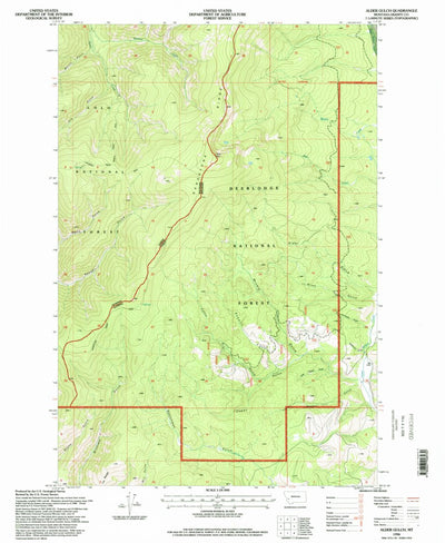 United States Geological Survey Alder Gulch, MT (1996, 24000-Scale) digital map
