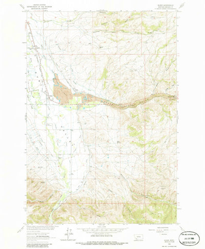United States Geological Survey Alder, MT (1963, 24000-Scale) digital map