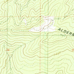 United States Geological Survey Aldermand Ridge, ID (1990, 24000-Scale) digital map