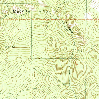 United States Geological Survey Aldermand Ridge, ID (1990, 24000-Scale) digital map