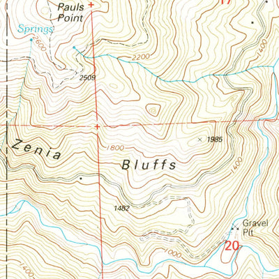 United States Geological Survey Alderpoint, CA (1997, 24000-Scale) digital map