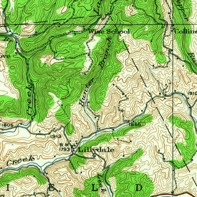 Alderson, WV (1921, 62500-Scale) Map by United States Geological Survey ...