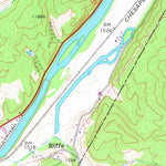 United States Geological Survey Alderson, WV (1971, 24000-Scale) digital map