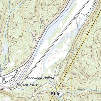 United States Geological Survey Alderson, WV (2023, 24000-Scale) digital map