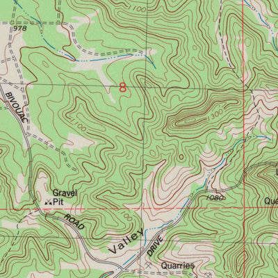 United States Geological Survey Alderwood Lake, WI (1983, 24000-Scale) digital map