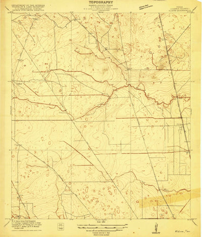 United States Geological Survey Aldine, TX (1916, 24000-Scale) digital map