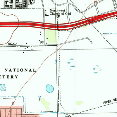 United States Geological Survey Aldine, TX (1995, 24000-Scale) digital map