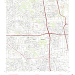 United States Geological Survey Aldine, TX (2022, 24000-Scale) digital map