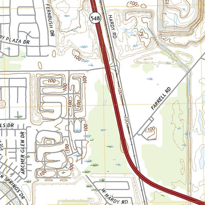 United States Geological Survey Aldine, TX (2022, 24000-Scale) digital map