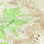 United States Geological Survey Aldrich Basin, WY (1988, 24000-Scale) digital map