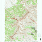 United States Geological Survey Aldrich Basin, WY (1991, 24000-Scale) digital map