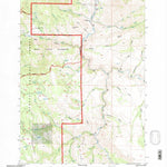 United States Geological Survey Aldrich Gulch, OR (1992, 24000-Scale) digital map