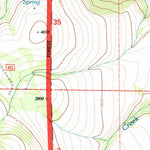 United States Geological Survey Aldrich Gulch, OR (1992, 24000-Scale) digital map