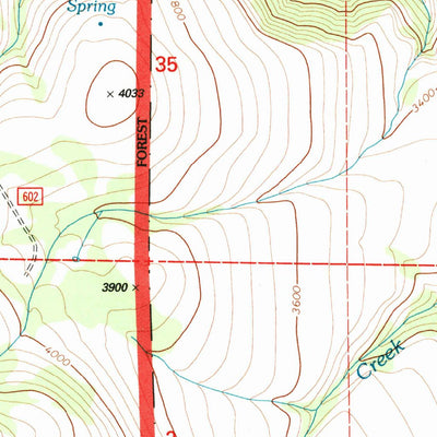 United States Geological Survey Aldrich Gulch, OR (1992, 24000-Scale) digital map