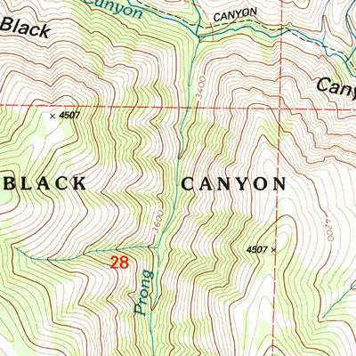 United States Geological Survey Aldrich Gulch, OR (1992, 24000-Scale) digital map