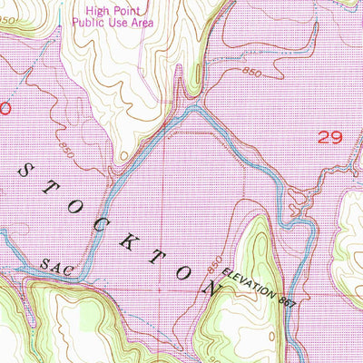 United States Geological Survey Aldrich, MO (1956, 24000-Scale) digital map