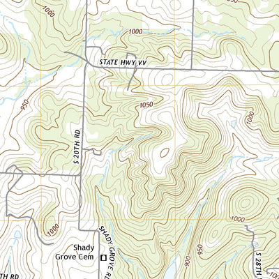 United States Geological Survey Aldrich, MO (2021, 24000-Scale) digital map