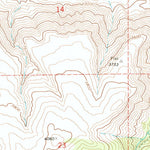 United States Geological Survey Aldrich Mountain North, OR (1972, 24000-Scale) digital map