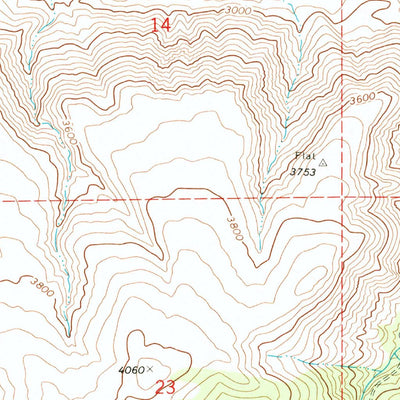 United States Geological Survey Aldrich Mountain North, OR (1972, 24000-Scale) digital map