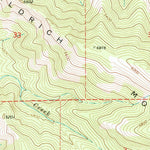 United States Geological Survey Aldrich Mountain North, OR (1972, 24000-Scale) digital map