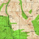 United States Geological Survey Aldrich Mountain, OR (1940, 62500-Scale) digital map