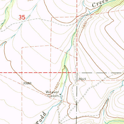 United States Geological Survey Aldrich Mountain South, OR (1972, 24000-Scale) digital map