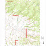 United States Geological Survey Aldrich Mountain South, OR (1998, 24000-Scale) digital map