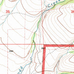 United States Geological Survey Aldrich Mountain South, OR (1998, 24000-Scale) digital map