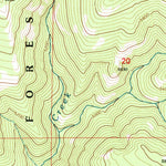 United States Geological Survey Aldrich Mountain South, OR (1998, 24000-Scale) digital map