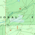 United States Geological Survey Aldridge Creek, MI (1999, 24000-Scale) digital map