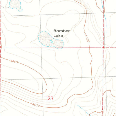 United States Geological Survey Alec Butte, OR (1980, 24000-Scale) digital map